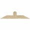 Ekena Millwork Portland Rough Sawn Timber Gable Bracket, Douglas Fir, 36"W x 9"H x 4"D x 4"F, 6/12 Pitch GBW036X09X0404POR00RDF - alternate 1